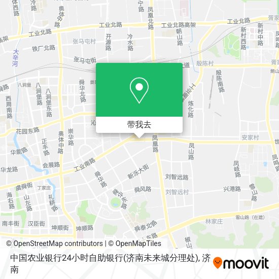 中国农业银行24小时自助银行(济南未来城分理处)地图
