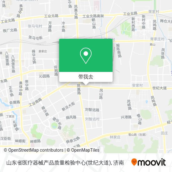 山东省医疗器械产品质量检验中心(世纪大道)地图