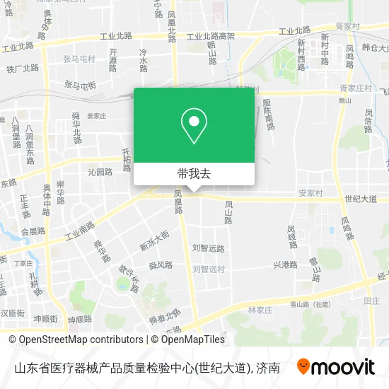 山东省医疗器械产品质量检验中心(世纪大道)地图