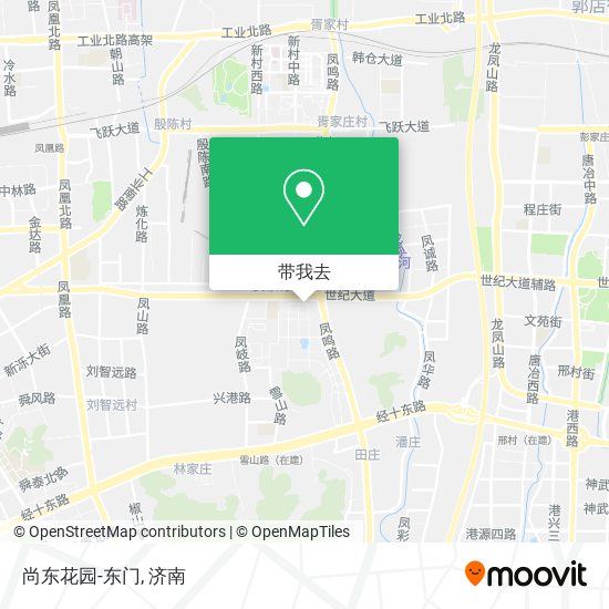 尚东花园-东门地图