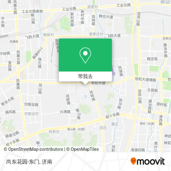 尚东花园-东门地图
