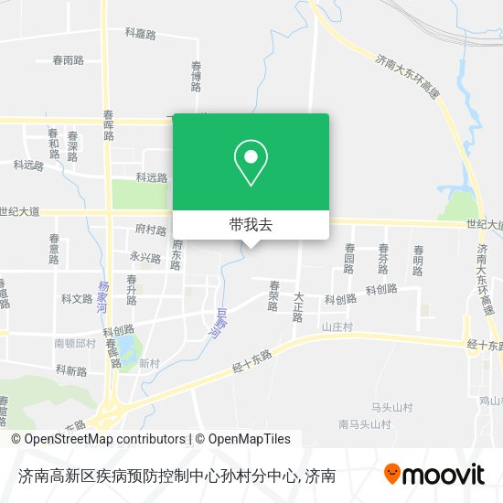 济南高新区疾病预防控制中心孙村分中心地图