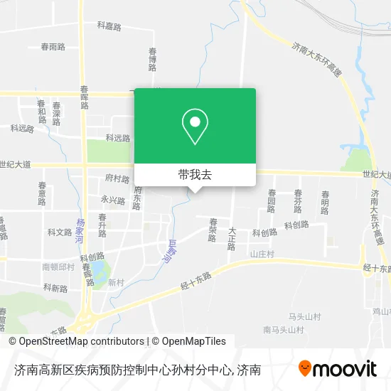 济南高新区疾病预防控制中心孙村分中心地图