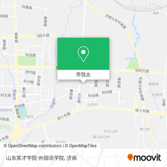 山东英才学院-外国语学院地图