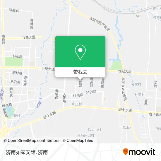 济南如家宾馆地图