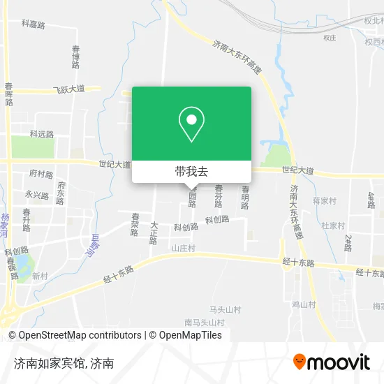济南如家宾馆地图