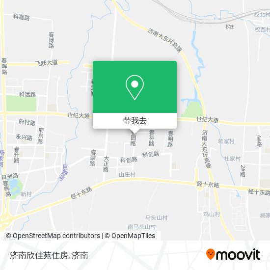 济南欣佳苑住房地图