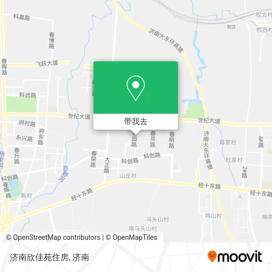 济南欣佳苑住房地图