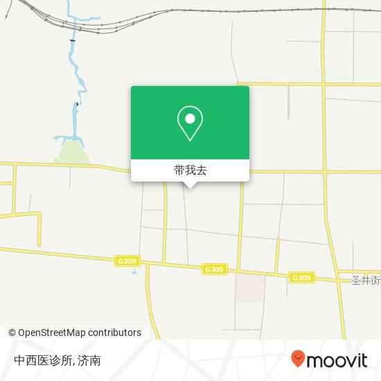 中西医诊所地图