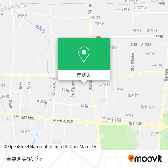 金栗园宾馆地图