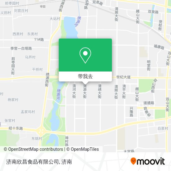 济南欣昌食品有限公司地图