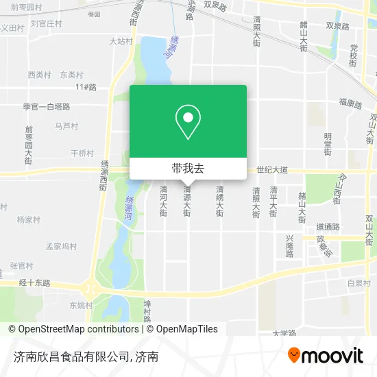 济南欣昌食品有限公司地图