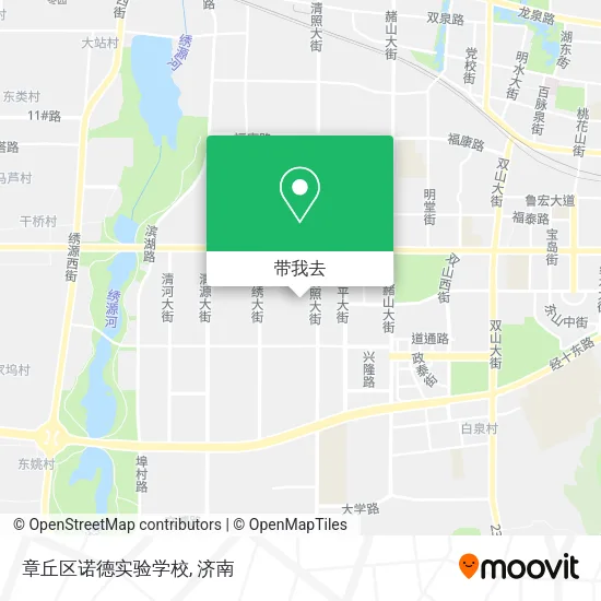 章丘区诺德实验学校地图