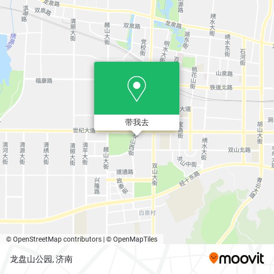 龙盘山公园地图