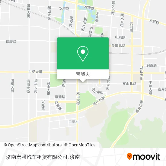 济南宏强汽车租赁有限公司地图