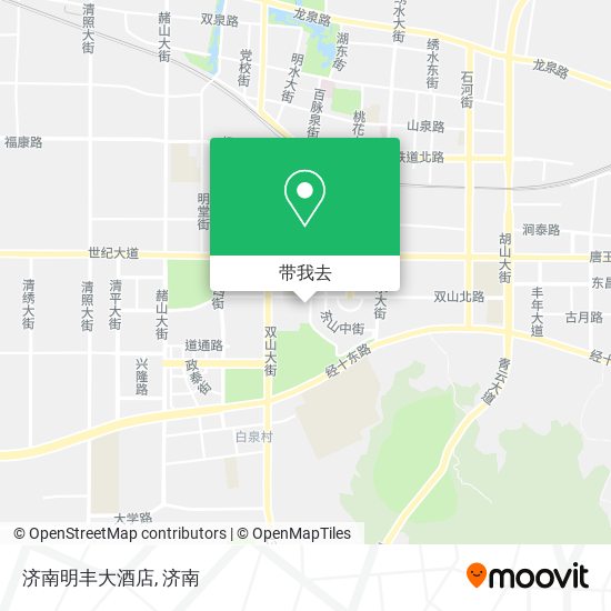 济南明丰大酒店地图