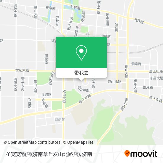 圣宠宠物店(济南章丘双山北路店)地图