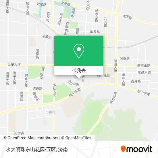 永大明珠东山花园-五区地图