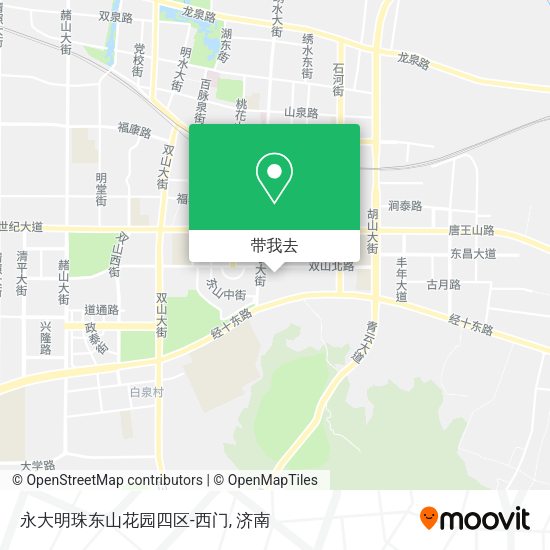 永大明珠东山花园四区-西门地图