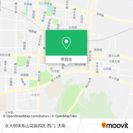 永大明珠东山花园四区-西门地图