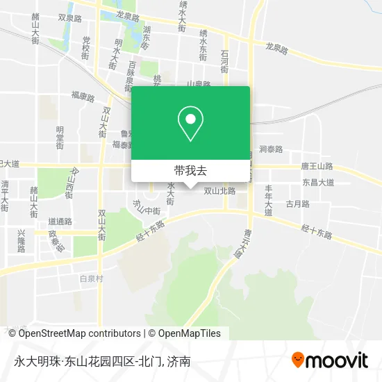 永大明珠·东山花园四区-北门地图