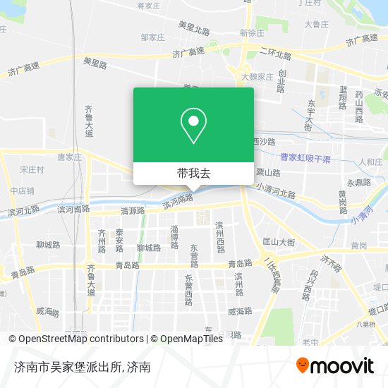 济南市吴家堡派出所地图
