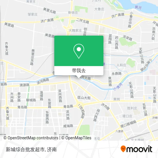 新城综合批发超市地图