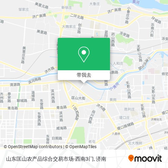 山东匡山农产品综合交易市场-西南3门地图