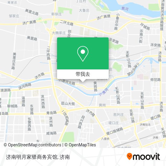济南明月家驿商务宾馆地图