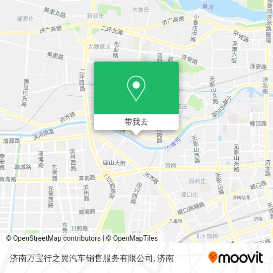 济南万宝行之翼汽车销售服务有限公司地图