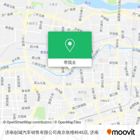 济南创城汽车销售有限公司南京依维柯4S店地图