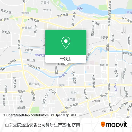 山东交院运达设备公司科研生产基地地图