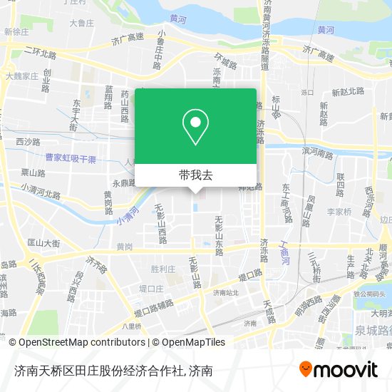 济南天桥区田庄股份经济合作社地图