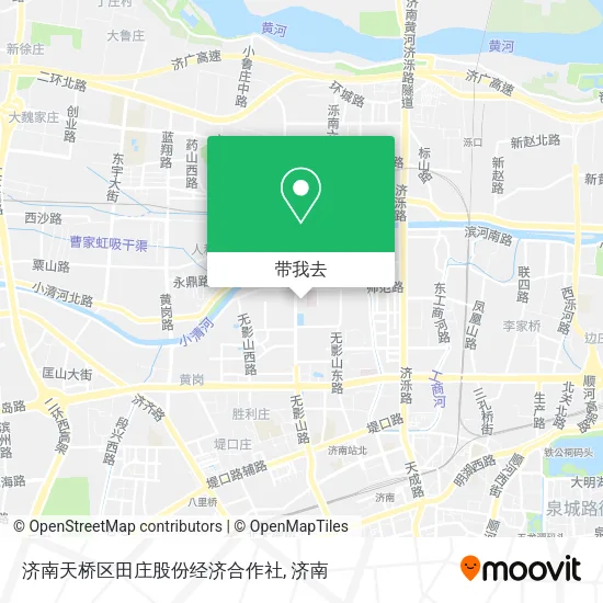 济南天桥区田庄股份经济合作社地图