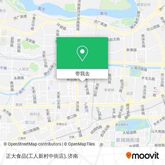 正大食品(工人新村中街店)地图