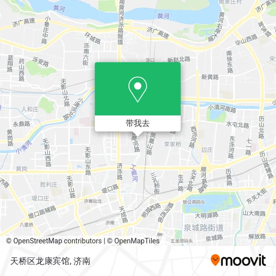 天桥区龙康宾馆地图