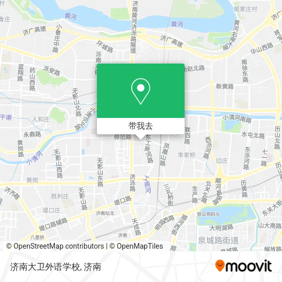 济南大卫外语学校地图