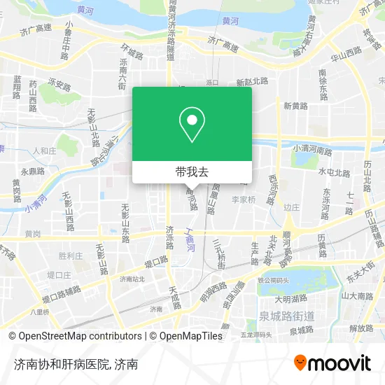 济南协和肝病医院地图