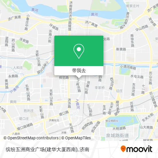 缤纷五洲商业广场(建华大厦西南)地图