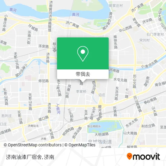 济南油漆厂宿舍地图