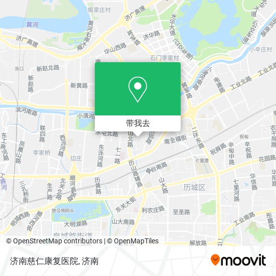 济南慈仁康复医院地图