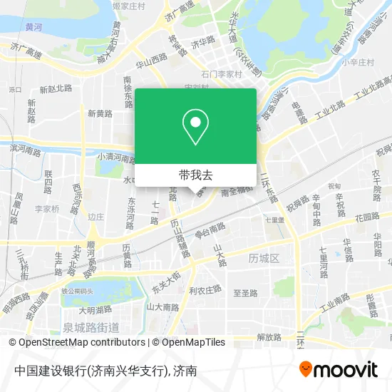 中国建设银行(济南兴华支行)地图