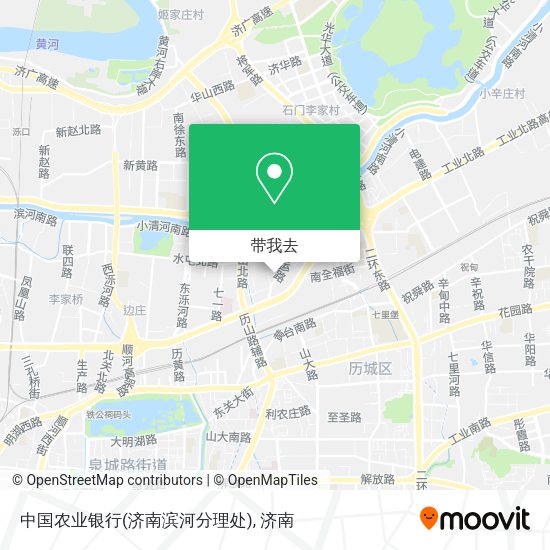 中国农业银行(济南滨河分理处)地图
