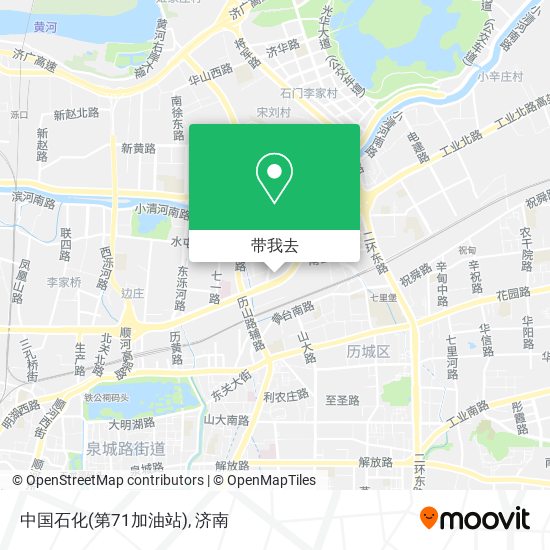 中国石化(第71加油站)地图