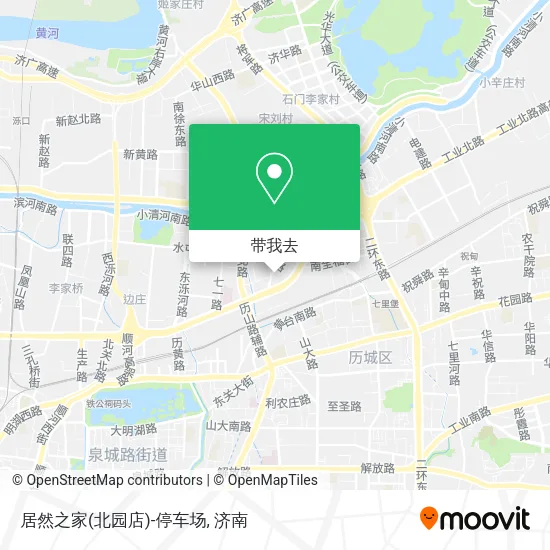 居然之家(北园店)-停车场地图