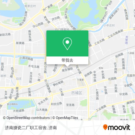 济南搪瓷二厂职工宿舍地图