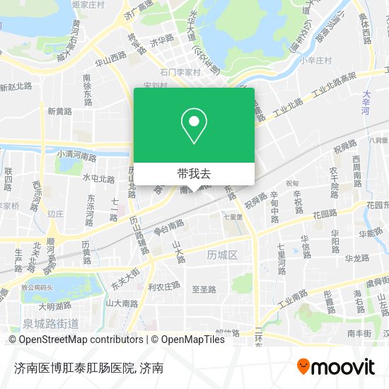 济南医博肛泰肛肠医院地图