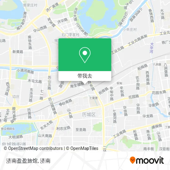 济南盈盈旅馆地图