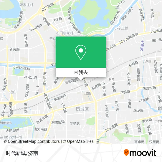 时代新城地图