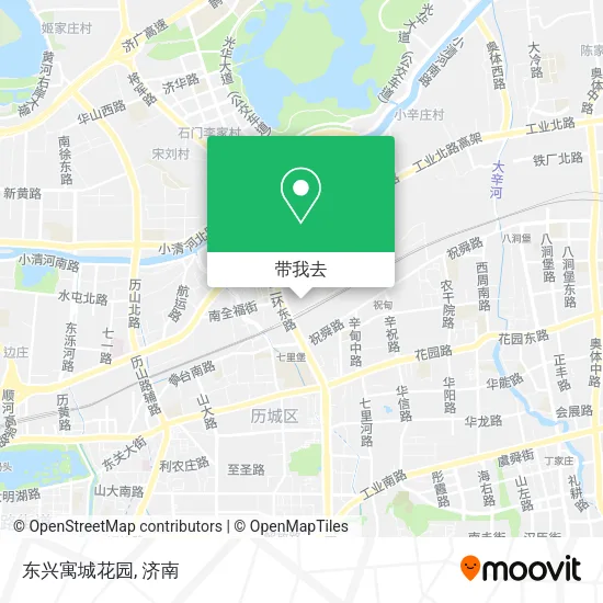 东兴寓城花园地图